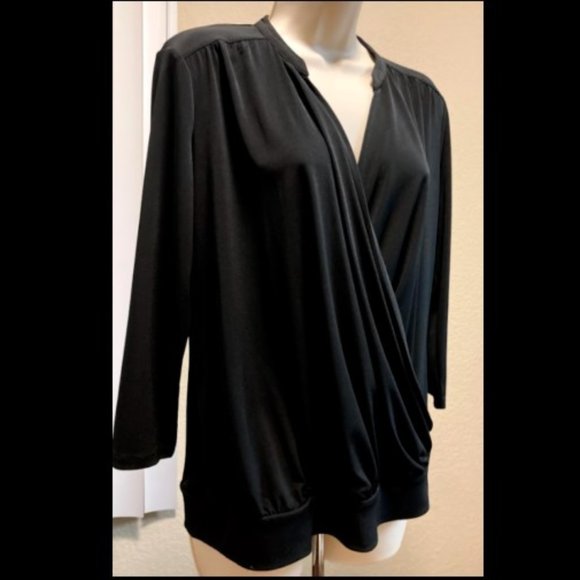 New York & Company | Black Blouse | M - Picture 1 of 4